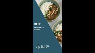 Beef Massaman Curry Recipe Teaser  PreppedFRESH [upl. by On]