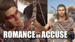 Kassandra vs Alexios  Romance or Accuse Odessa All Dialogue Choices Assassin’s Creed Odyssey [upl. by Forbes]