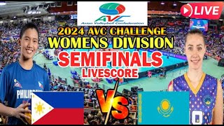 LIVE ALAS PILIPINAS VS KAZAKHSTAN 2024 AVC CHALLENGE CUP WOMENS DIVISION SEMIFINALS LIVE SCOREBOARD [upl. by Darnoc555]