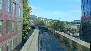 WestlakeSeattle Center Monorail Ride [upl. by Harifaz]