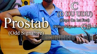 Prostab  Odd Signature  Easy Guitar Chords LessonCover Strumming Pattern Progressions [upl. by Arednaxela]