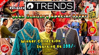 Reliance Trends Winter collections 2024😍Buy 1 get 1 free upto 50off Trends New collection [upl. by Nosrac]