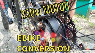 Lexcycle  Ebike conversion kit 250w MXUS motor on 275 Merida Mountain bike [upl. by Zeke]