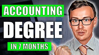 How To Get An Accounting Bachelors Degree In 7 Months WGU [upl. by Nnaacissej]