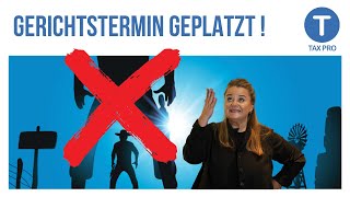 Gerichtstermin geplatzt Finanzamt doch nicht vor Gericht [upl. by Biegel]