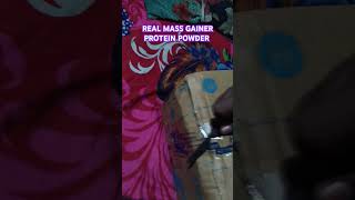 REAL MASS GAINER PROTEIN POWDER UNBOXING VIDEO [upl. by Sherourd]