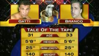 Arturo Gatti vs Gianluca Branco  BOXING [upl. by Emrich]