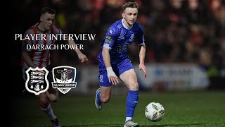 DARRAGH POWER PREMATCH INTERVIEW  GALWAY UNITED FC H [upl. by Caylor]