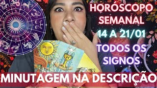 HORÓSCOPO SEMANAL 🔮14 A 2101🔮 QUANTO BABADO SE PREPARA QUE É FORTE 2024 [upl. by Neelat]