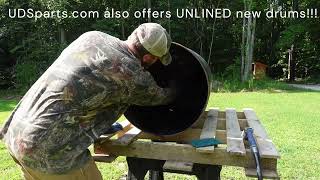 How to Build a UDS  Ugly Drum Smoker Burn out prep drill paint and assembly UDSpartscom [upl. by Creigh432]