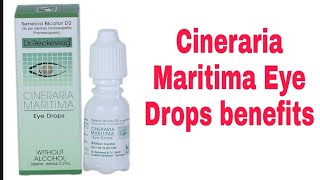 Cineraria Maritima Eye Drops benefits [upl. by Eseeryt]