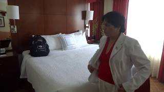 Aruna amp Hari Sharma arrived at Marriott Residence Inn Washington Dulles Airport Jun 10 2015 [upl. by Ahtikal]