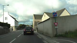 Driving On Rue Alexis Gourvennec Route du Car Ferry amp Route du Rhun 29680 Roscoff France [upl. by Aisatan]