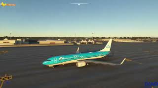 Viaje de Roma Fumicino a Amsterdam con KLM en B738 MSFS 2020 [upl. by Nuawaj]