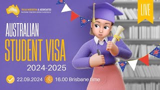 Australian Student Visa 2024  Insider TIPS You Need Now [upl. by Htebasile563]