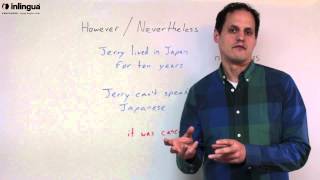 However and Nevertheless  English Lessons with inlingua Vancouver [upl. by Jacey]