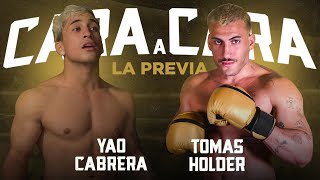 YAO CABRERA vs TOMAS HOLDER  CARA A CARA [upl. by Stoughton]