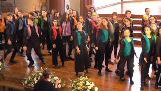 Coro Infantil da Universidade de LisboaPortugal Trés Esconjuros  EJCF Basel 2018 [upl. by Jeffcott]