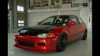 Civic EG B16 vs AE86 GT Ultra Realistic Graphics  Grand Turismo 7 [upl. by Aihtenyc51]