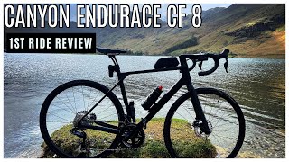 Canyon Endurace CF 8 ultegra Di2  1st ride Review 2024 [upl. by Gefen]