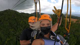 Highest Zipline in Puerto Rico  Jayuya PR 2022 [upl. by Elora]