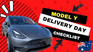 Tesla Model Y Delivery Day Checklist Australia  Detail Tesla Inspection [upl. by Ardnuahsal843]