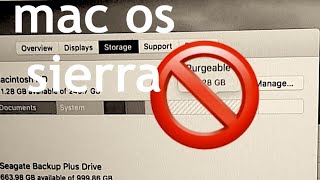 how to free up or delete purgeable disk space in mac os sierra [upl. by Aribold]