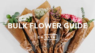 DIY Bulk Wedding Flower Prep amp Care [upl. by Eniamaj]