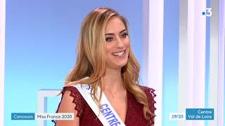 Miss CentreVal de Loire invitée du journal régional de France 3 CentreVal de Loire [upl. by Brita]