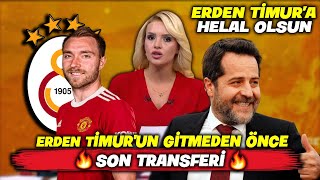 SON DAKÄ°KA Erden Timur Gitmeden Son Transferi Bitiriyor  l Eriksen l GALATASARAY [upl. by Acirema]