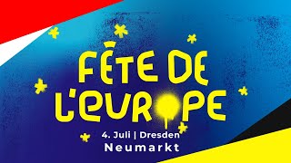 Einladung zum Jugendfest »Fête de l´Europe« am 4 Juli 2023 [upl. by Esaertal]