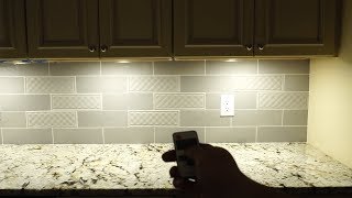 Aiboo Plugin LED Under Cabinet Puck Lights Installation and Review [upl. by Ohce]