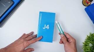 Rp2299 Juta Unboxing Samsung Galaxy J4 Indonesia [upl. by Adidnere]