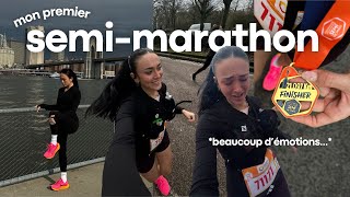 JE COURS MON PREMIER SEMIMARATHON  mon expérience avec 5 semaines d’entraînement [upl. by Zertnom]