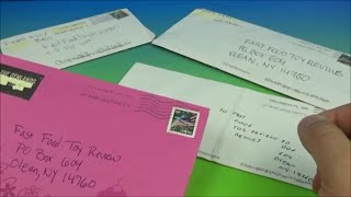 FASTFOODTOYREVIEWS VIEWER FAN MAIL 492015 [upl. by Lotsirhc70]