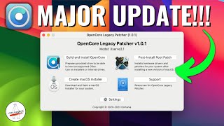 OpenCore Legacy Patcher 100 amp 101 UPDATE Full Sonoma Support Whats New [upl. by Ingles]