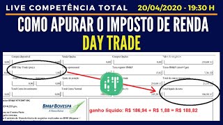 Como apurar resultados mensais e o imposto de renda no Day Trade [upl. by Gnol]