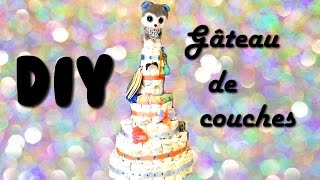 DIY  🎂Gâteau de couches🚼  Shower bébé garçon [upl. by Christos]