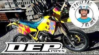 Suzuki 125 TSR  Nouveau look et nouveau silencieux DEP [upl. by Amilb481]