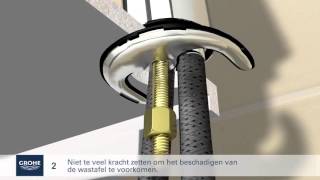 GROHE Wastafelkraan installeren [upl. by Ocramed]