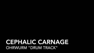 Cephalic Carnage  Ohrwurm  Drum Track [upl. by Anyak]