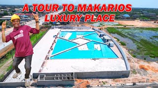 Update Tour on Makarios Luxury Place Estate Ibeju Lekki Lagos makariosluxuryplace [upl. by Aiekam979]