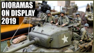 DIORAMAS ON DISPLAY  2019  Scale Model Exhibitions  Scale Model Diorama  Scale Bench [upl. by Loux783]