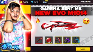 Free Fire Garena Sent Me New Evo M1014 Gun Skin😍 Level 8 Special Ability Garena Free Fire [upl. by Ecnadnak]