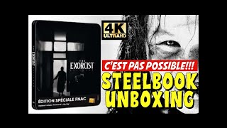 THE EXORCIST BELIEVER DEVOTION ★ CEST PAS POSSIBLE 😳 STEELBOOK 4K UHDBLURAY FNAC UNBOXING [upl. by Fabrianne154]