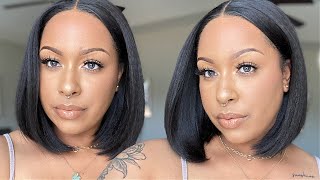 34  BOB SZN  Synthetic Yaki Bob for Everyday  Outre Melted Hairline  ISABELLA [upl. by Ytissac127]