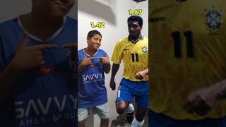 MEU TAMANHO COMPARADO COM OS JOGADORES QUE FOI PRESOS shortvideo viral youtubeshorts arturzinyt [upl. by Aron127]