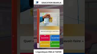 Linguistique Sémantique  Langues et compréhension pour TAFEM et ENA quiz [upl. by Ettennor]