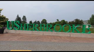 86 4K University of Sherbrooke  Walking Tour  Quebec Canada [upl. by Aremihc]