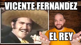 VICENTE FERNÁNDEZ 😱  EL REY 🔼 LA PONTENCIA CON CONTROL VOCAL REACCIÓN [upl. by Ayokal]